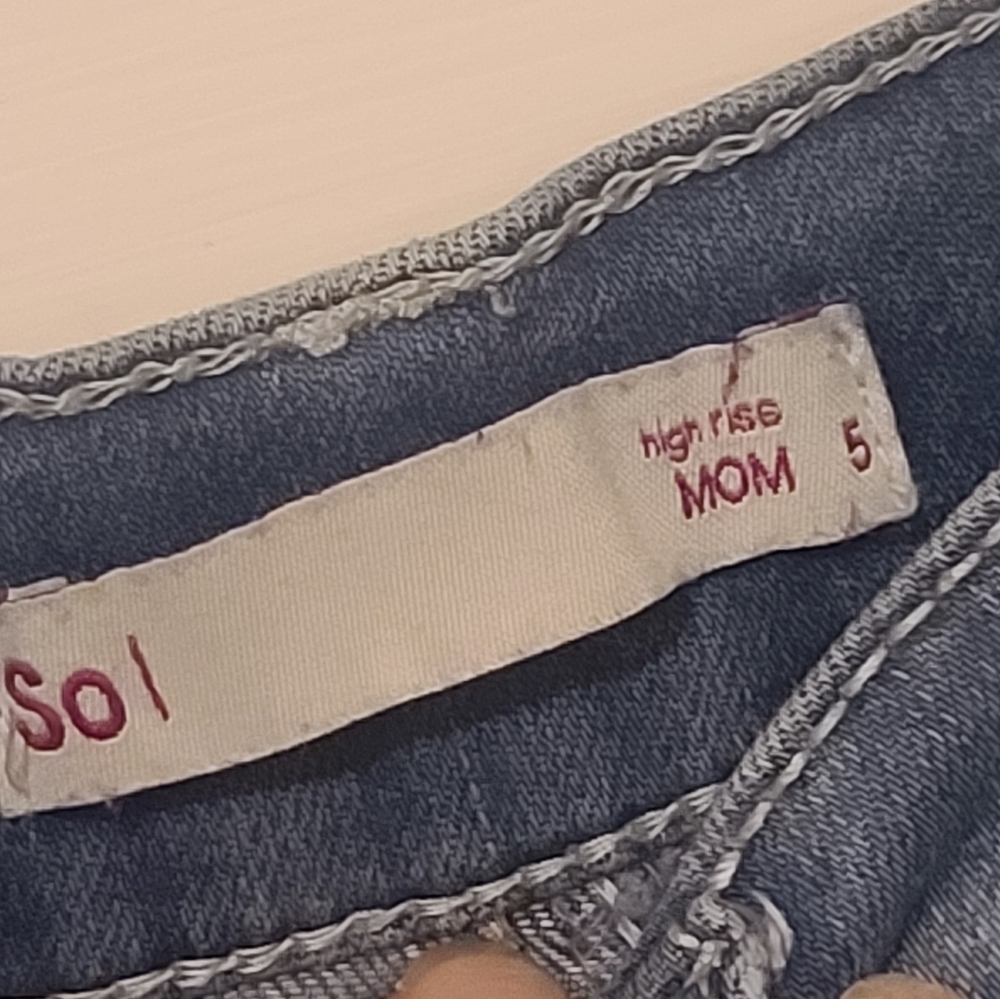SO mom jeans size 5